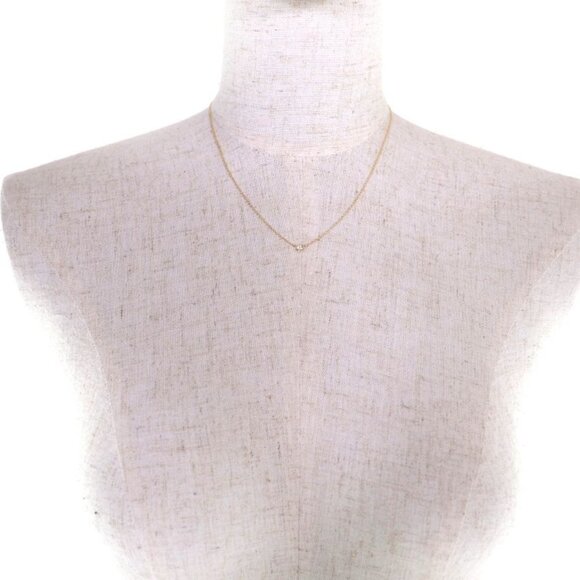 Tiffany & Co. Elsa Peretti By The Yard Necklace 18K YG Diamond 0.05ct - Picture 3 of 9